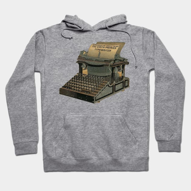 Victorian Typewriter Hoodie by Pixelchicken